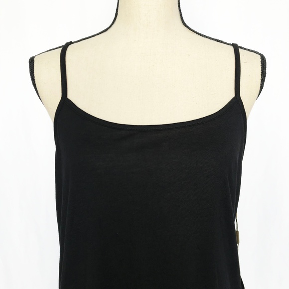 Urban Mango Black Cami Dress with Lace - Picture 2 of 5